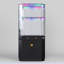Corner Display Cabinet with Human Body Sensor RGB Lights, Wine Cabinet Liquor Stand with Glass Holder-1295460991