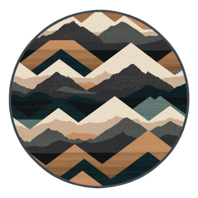  Tapis lavable Mountain Ridge Southwestern