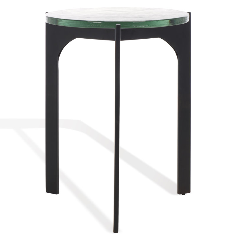 Bethine Glass Top End Table