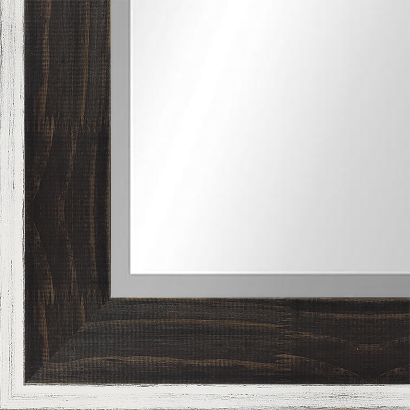 Bois naturel, 49,5 po x 30,5 po, Blanc / noir