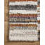 Tapis ivoire / gris / brun en polyester tissé à la machine Pyper-1420129908