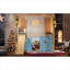 Fabrication en bois massif avec lit plateforme et lit double