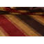 Tapis unique en laine noué à la main Gabbeh nouvel âge de 8 pi 1 po x 10 pi 3 po rouge / brun Harto