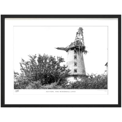 Sutton, The Windmill C1955 by Francis Frith - Single Picture Frame Print
