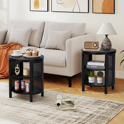 Round End Table Set
