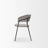 18.87'' H Upholstered Metal Dining Chair-1236126906