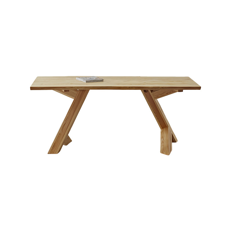 Amariyae simple home rectangular dining table, 29.52"H x 62.99"L x 27.55"W