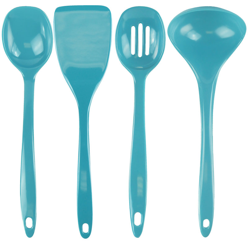Ensemble d'ustensiles de cuisine 4 pièces Gagetown, Turquoise