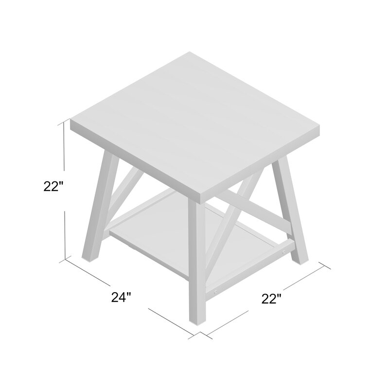 Laurel Foundry Modern Farmhouse Isakson End Table & Reviews | Wayfair