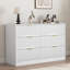 Commode 6 tiroirs en bois pour chambre à coucher, salon-678673182