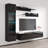 Viroqua 85" Modern Floating Wall Mounted Entertainment Center with 16-Color LED Lighting, High Gloss Finish-1657796486