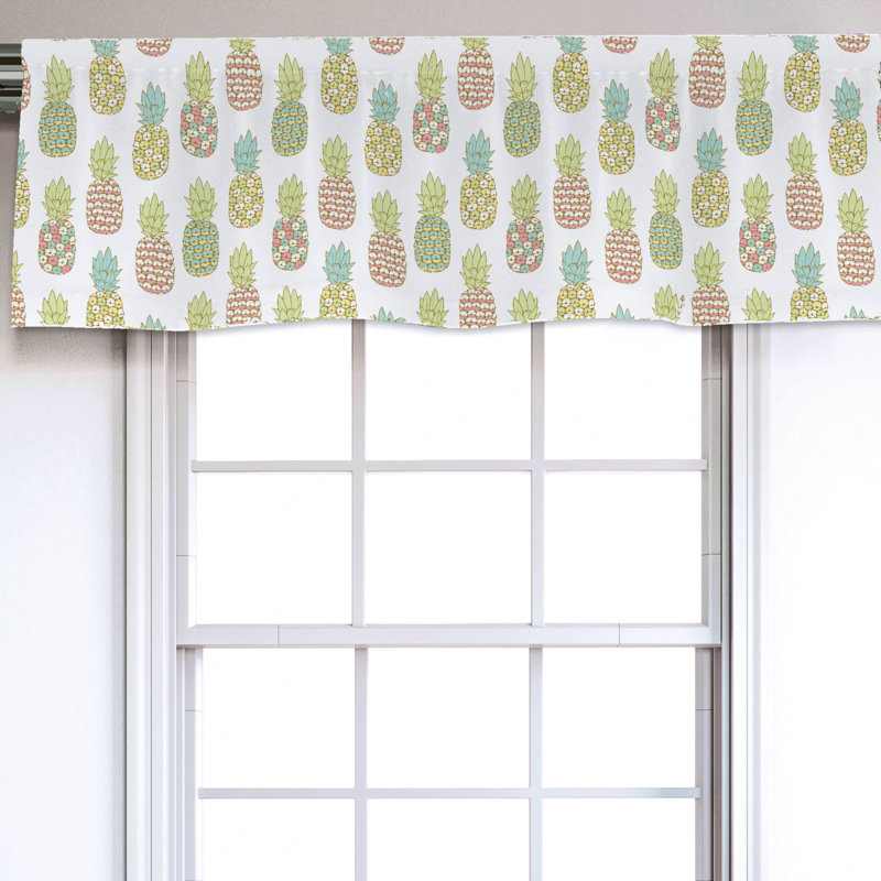 Sateen Ruffled Window Valance