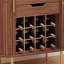 Modern Wine Bar with Wine Glass Rack and Storage Drawer-2075705589
