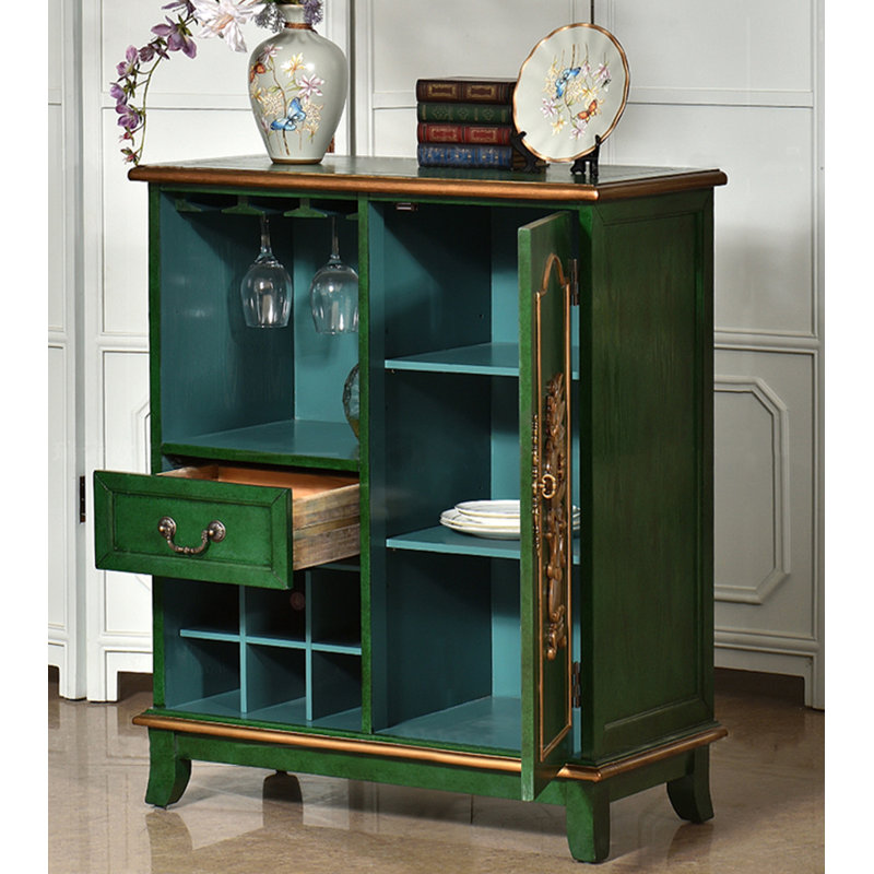  Armoire à boissons rétro avec tiroir et porte Vintage