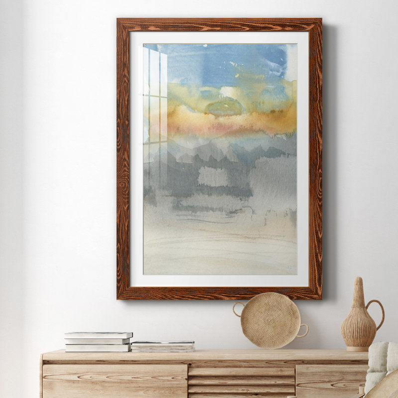 High Desert Sunset II - peinture encadrée, H 44 po x l 31 po x P 1 po, Érable