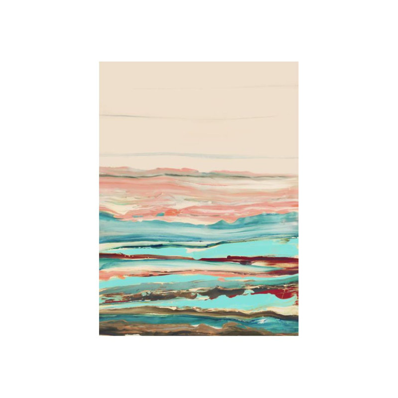 Color Lyrics II Print by Elena Carlie, Glass Coat, 50" H x 36" W