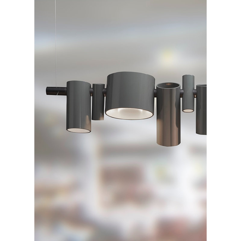 Dancing Queen 1 - Light LED Pendant, Gloss Gray