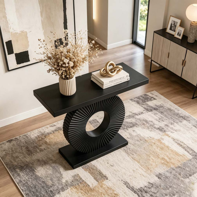 Wood Console Table