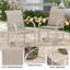 Ensemble repas pour 8 personnes avec chaises empilables PVC-coated polyester-646904866