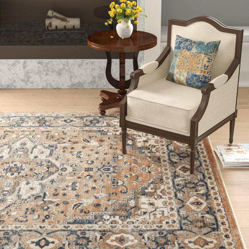 Jurado Oriental Beige/Gray Area Rug, Rectangle 7'10" x 9'10"