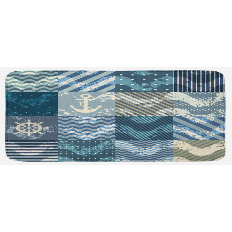 Tapis de cuisine nautique