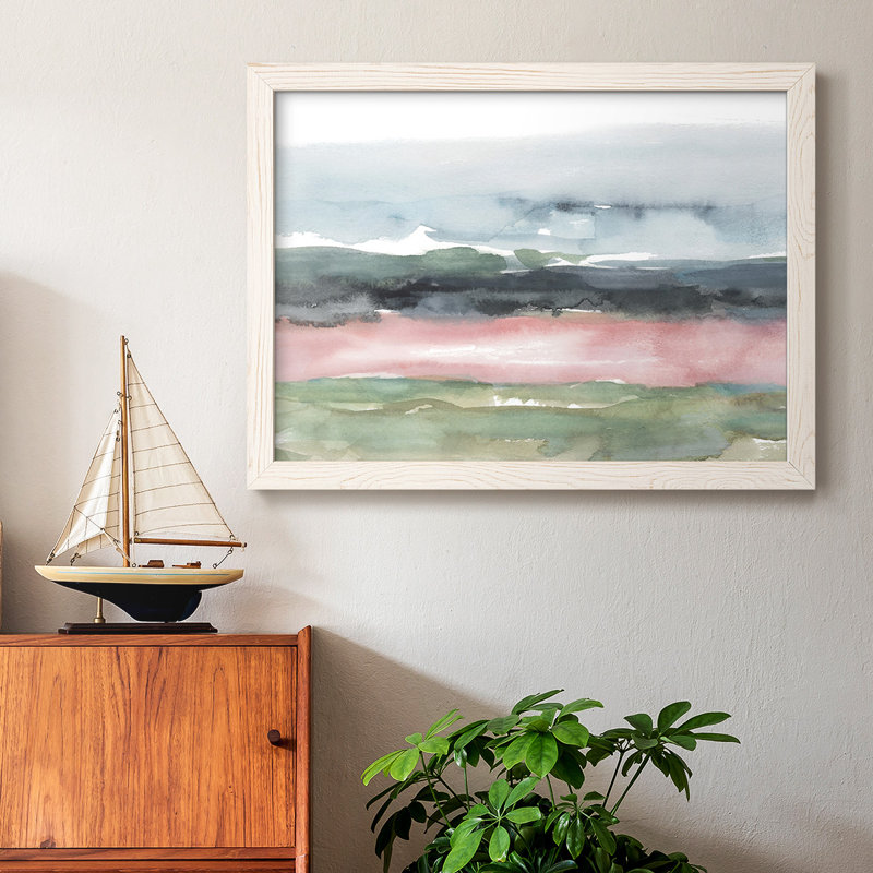 «Blush Salt Bed II», reproduction sur toile, H 18 po x l 26 po x P 1,5 po, Blanc