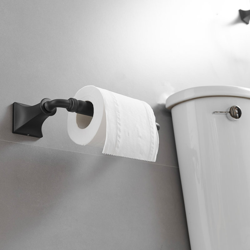 4 - Piece Bathroom Hardware Set, Matte Black