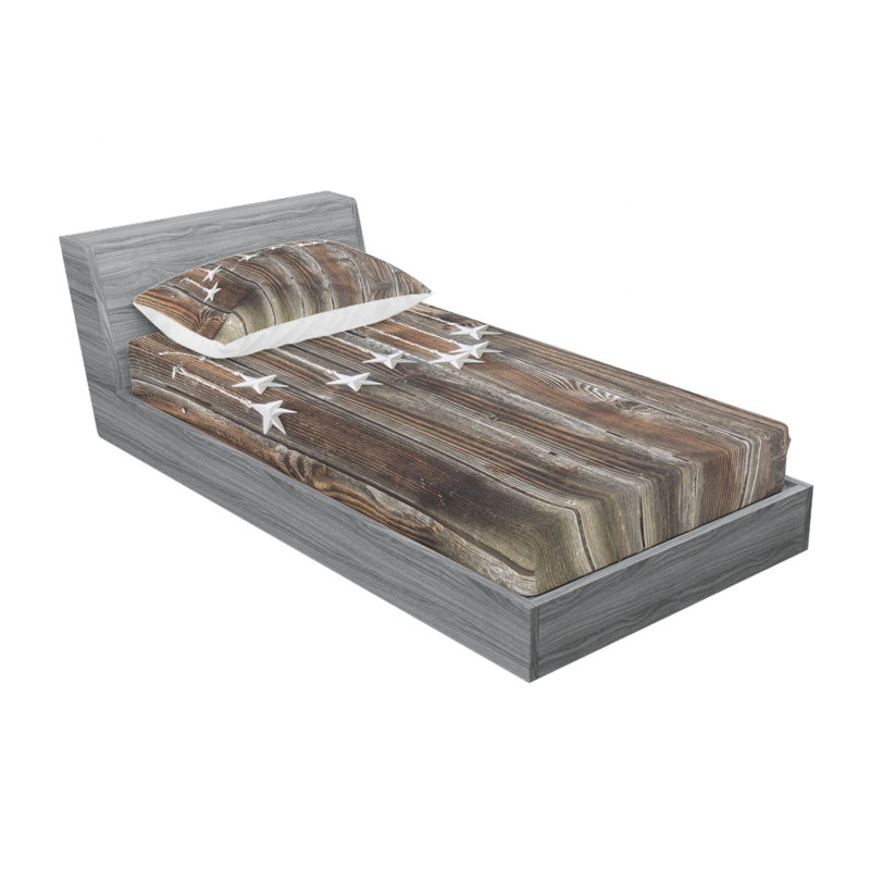Microfiber Sheet Set, Twin Sheet Set with Fitted Sheet