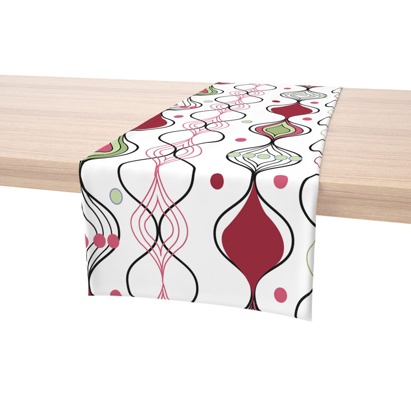 Table Runner, 100% Cotton, Floral 99, 90" x 16"