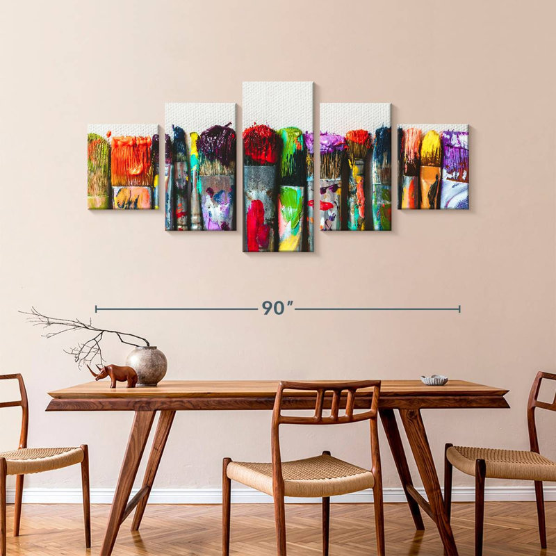 Paint Brushes, 42" H x 92" W