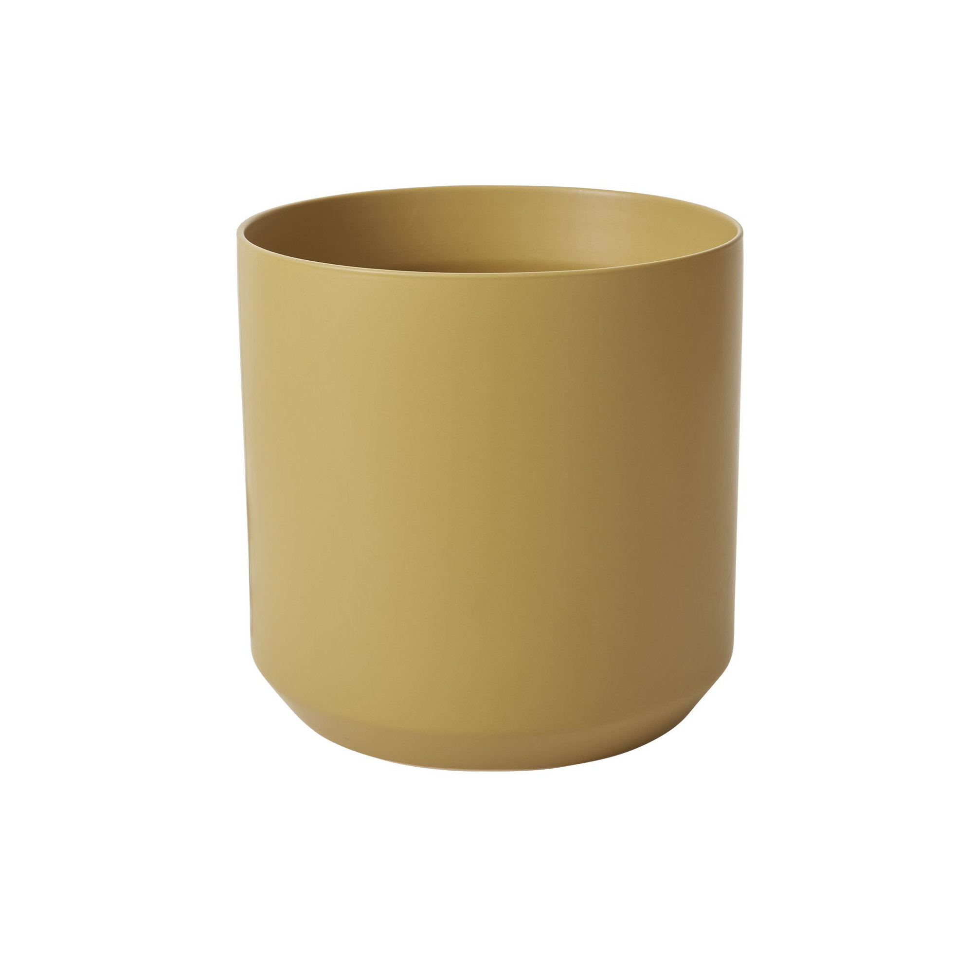 Parsons Handmade Ceramic Pot Planter, 11.75" H x 12" W x 12" D, Yellow