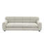 Lit pour chien moderne, lin doux et dossiers, pour les grands chiens, confortable avec du lin beige-443419056