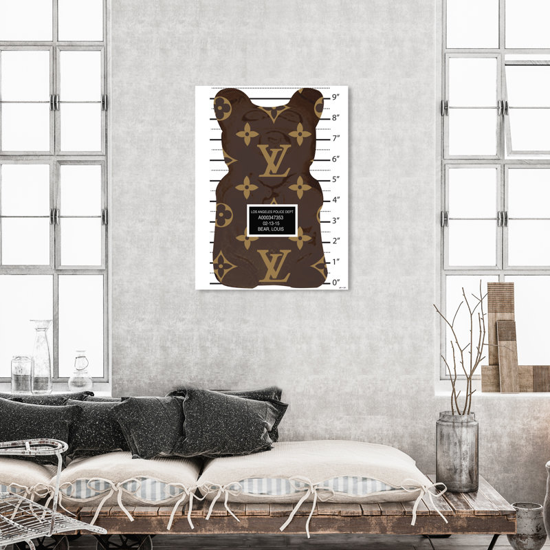 «LV Gummy» par Matt Bentley Hoover, reproduction d'art graphique sur toile, H 54 po x l 36 po x P 1,5 po