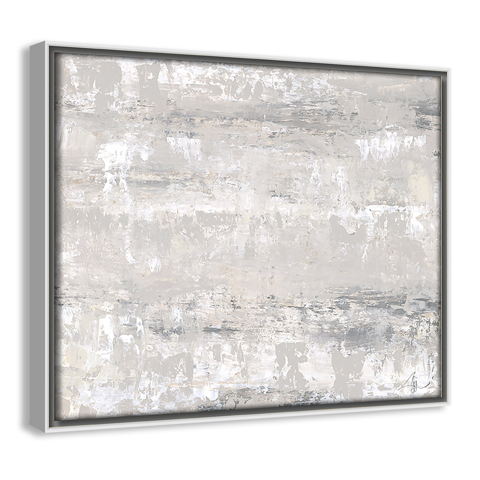 Desert Winds by Filippo Ioco - Print, 9.5" H x 11.5" W x 2" D, White Framed Canvas