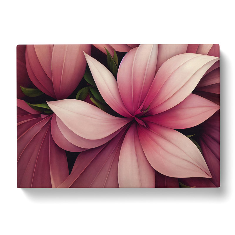 Dreamy Flower - Wrapped Canvas, 35cm H x 50cm W x 3cm D