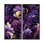 Ragdolls royal mauve foncé - grande décoration murale cachemire