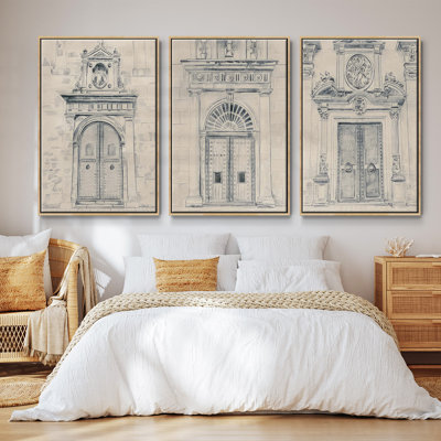 " Doors Of Valencia I " 3 - Pieces
