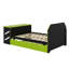 Lit de jour en bois avec lit gigogne simple, bureau et port USB-1165537116