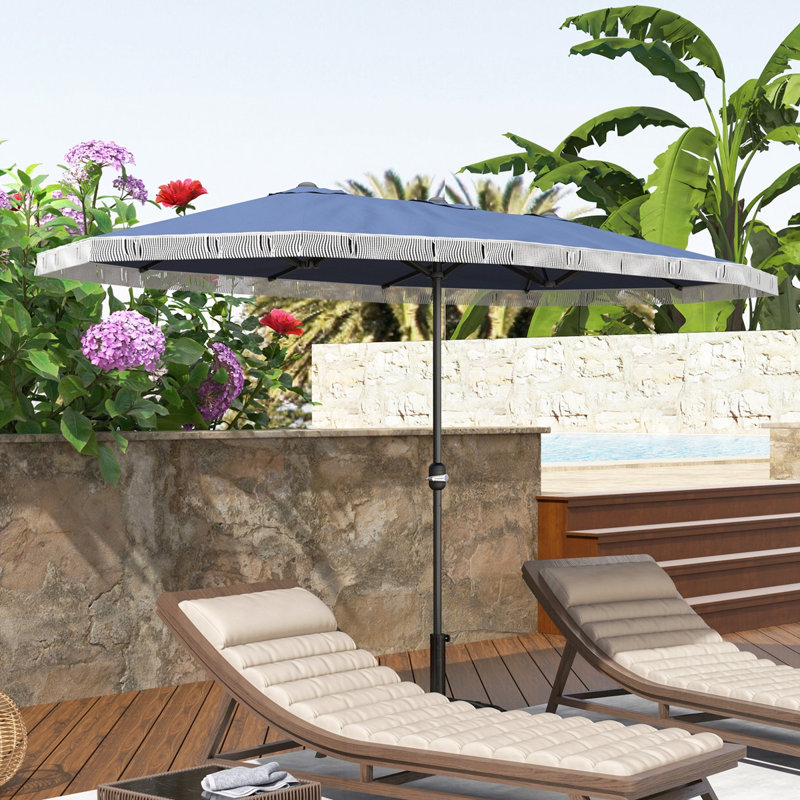 Outsunny 15ft Extra Large Patio Umbrella