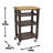 Bryce Solid Wood Kitchen Cart-708610392