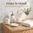 Four piece bathroom accessory set