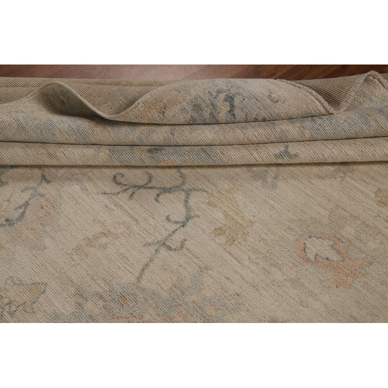 Vegetable Dye Oushak Turkish Area Rug