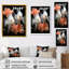 Corail classique, poisson et mouche symphonique - art mural poisson papillon-667315464-667315465