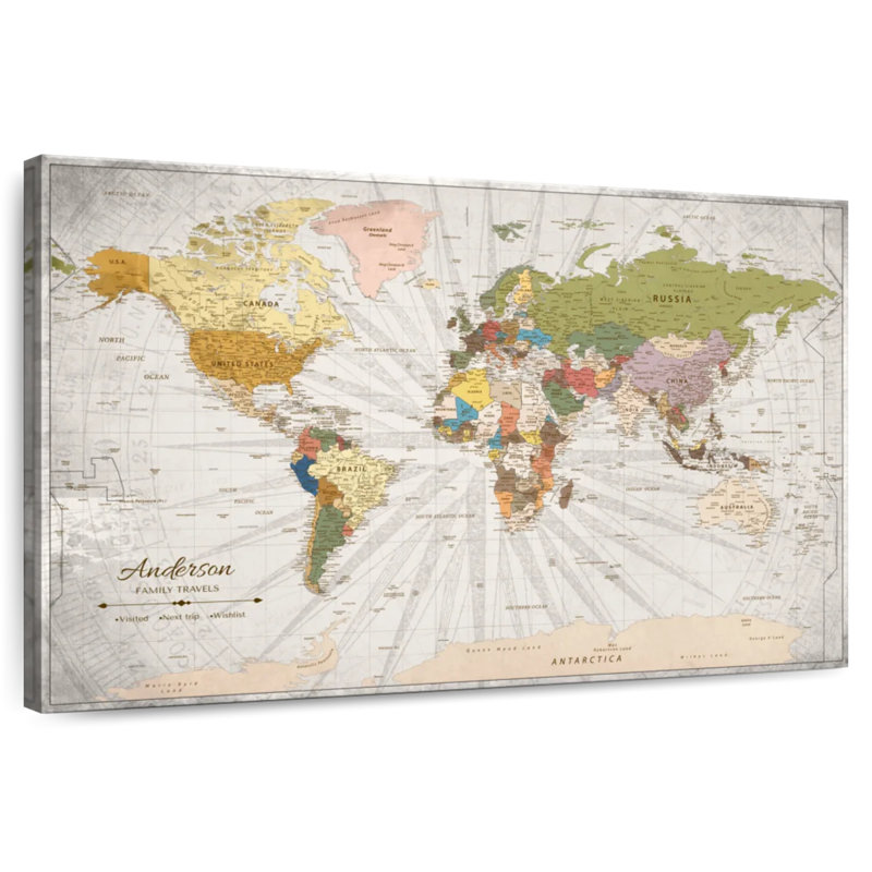 Épinglettes personnalisées Family III World Altaira, H 32 po x l 48 po, Oui
