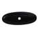 Thin Oblong Ring Cabinet Knob Backplate