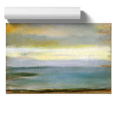 Beach At Low The Tide by Edgar Degas - No Frame Painting