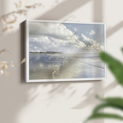 Infinity Beach -Framed Print - Restickable