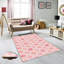 Tapis rose tissé à la machine Debernardi-2108118801