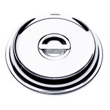Stackable Cover for Round Plate