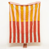 Offset Quilted Throw Blanket